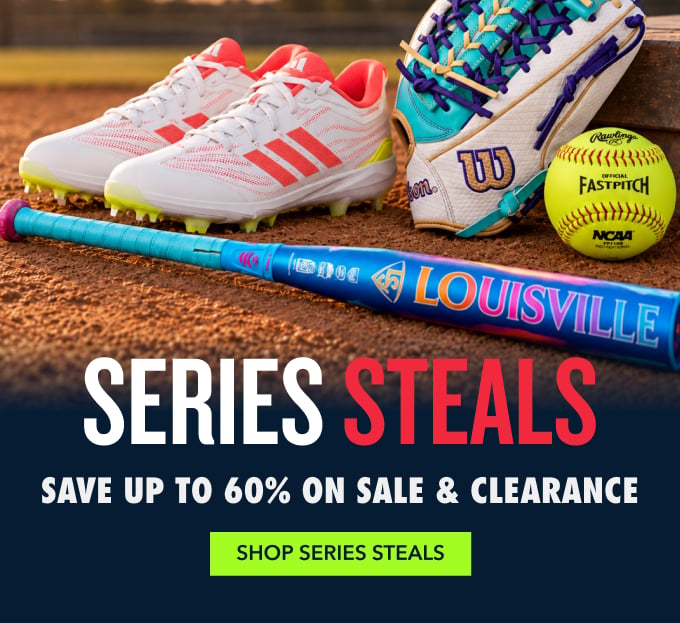SERIES STEALS Still looking for the best deal? THE BIGGEST SAVINGS ARE STEPPING UP TO THE PLATE SAVE UP TO 60% ON SALE & CLEARANCE shop SERIES STEALS